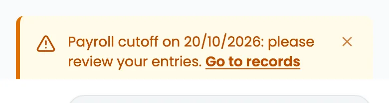 The reminder